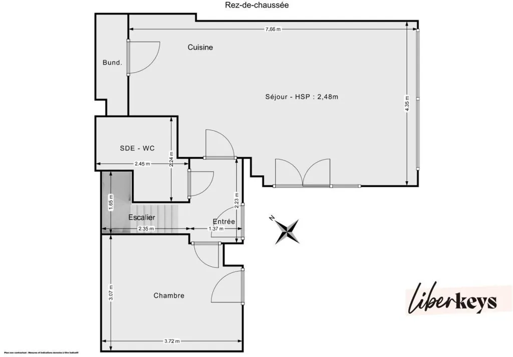 Plan - Maison Récente avec Patio à Nantes
