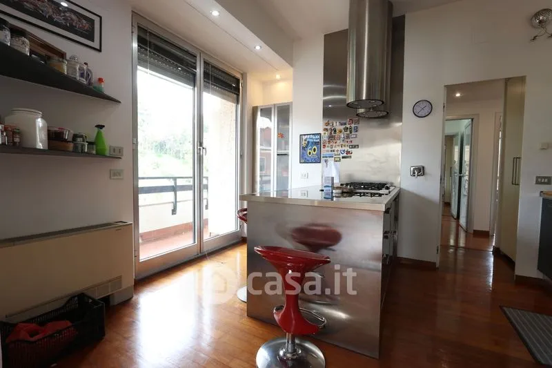 Cuisine - Elegant Apartment with Balcony in Genoa Centre