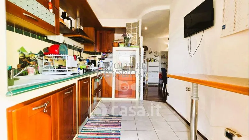Cuisine - Three-Bedroom Apartment with Balcony in Rome