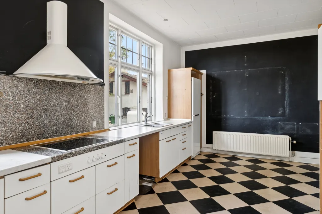 Köök - Renovated Rectory with Forest View in Hvedstrup