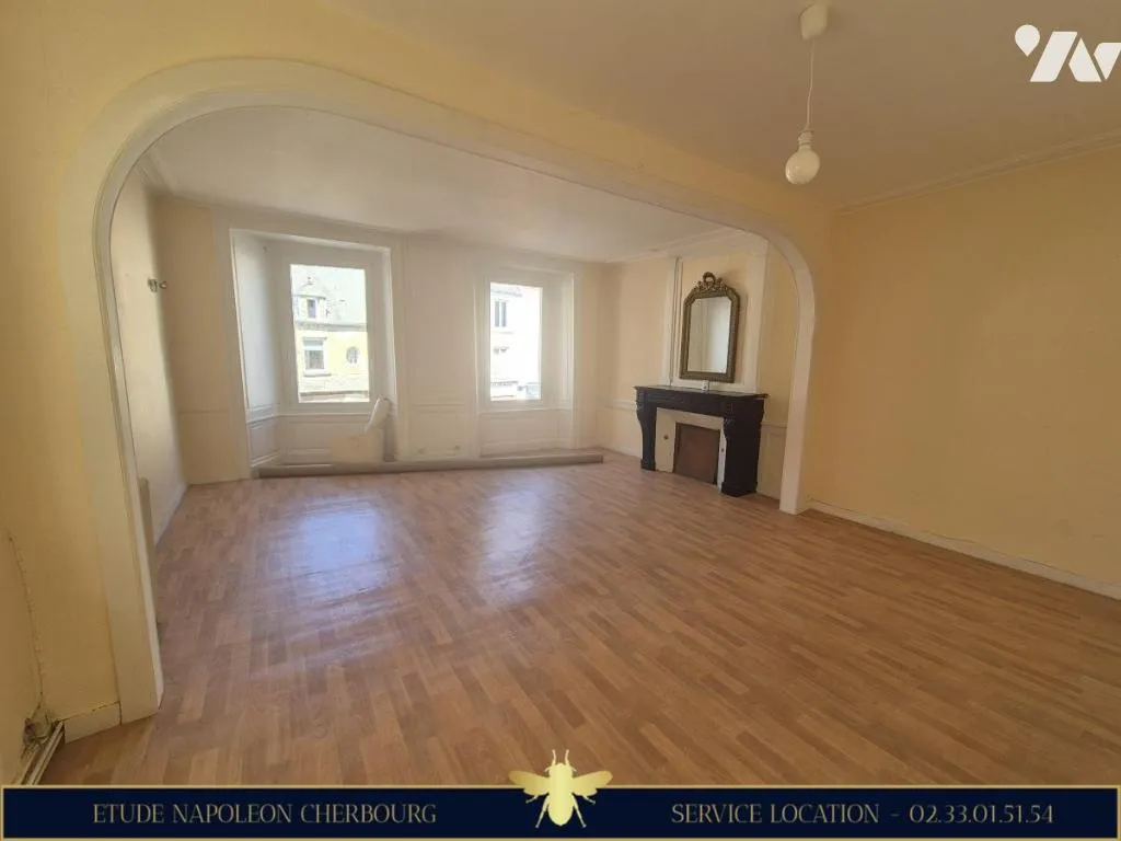 Séjour - Appartement Duplex en Centre-ville à Cherbourg
