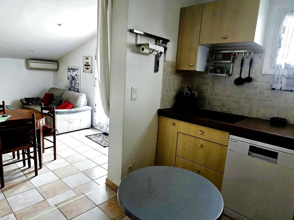 Köök - Villa Flat with Garden, 30m from Beach, Abbartello