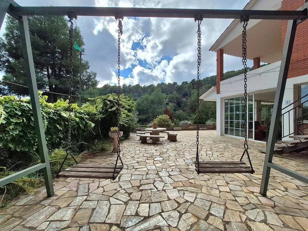 Terrass - Chalet with Pool and Terrace in Cervelló