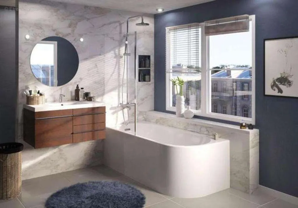 Salles de bain - Appartement 3 Pièces avec Parking et Ascenseur