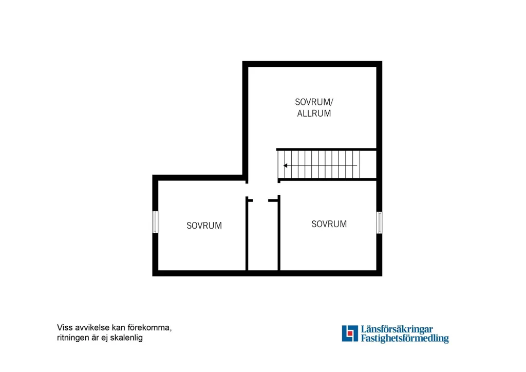 Planimetria - Two-Storey Apartment with Panoramic Views in Glömsta