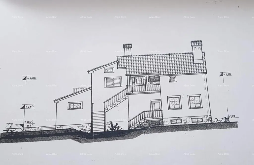 Apartment House with Terraces near Umag