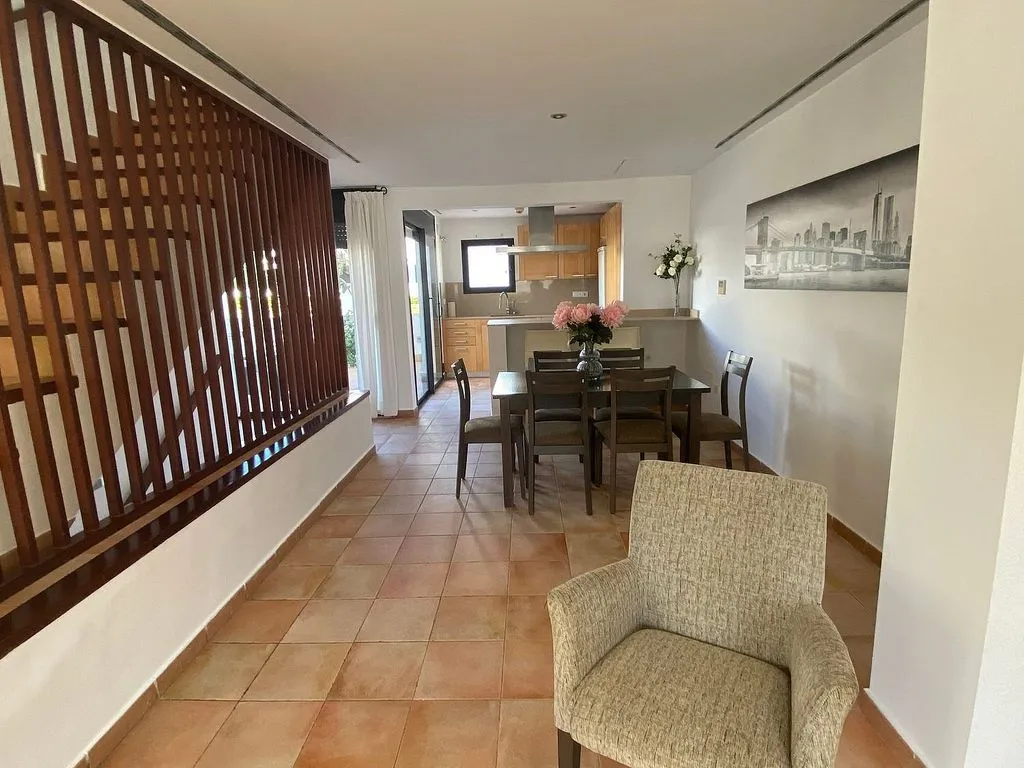 Dining Room - Semi-detached House with Pool in Macenas