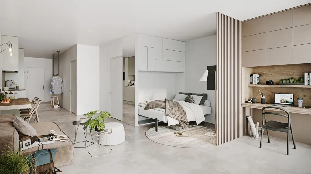 Soggiorno - Studio Apartment with Energy Label A++ in IJburg