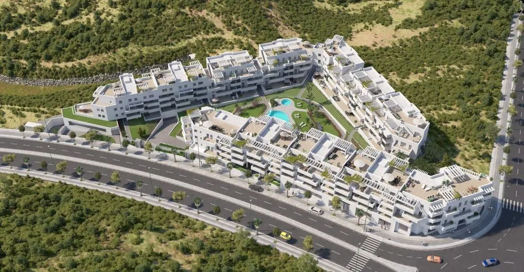 Vue aérienne - Luxury Apartment with Pool in Málaga