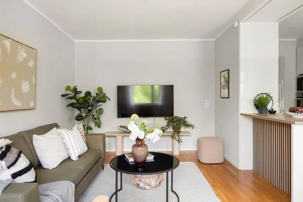 Séjour - Bright Two-Bedroom Flat with Large Terrace in Stockholm