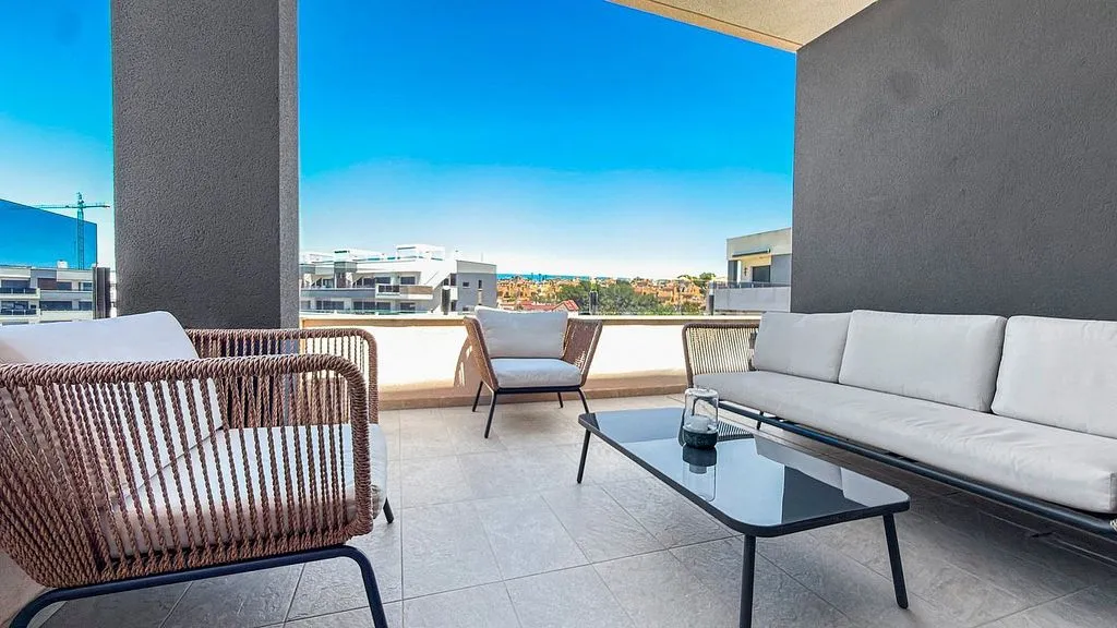 Balcon - Apartment with Pool and Terrace in Los Altos