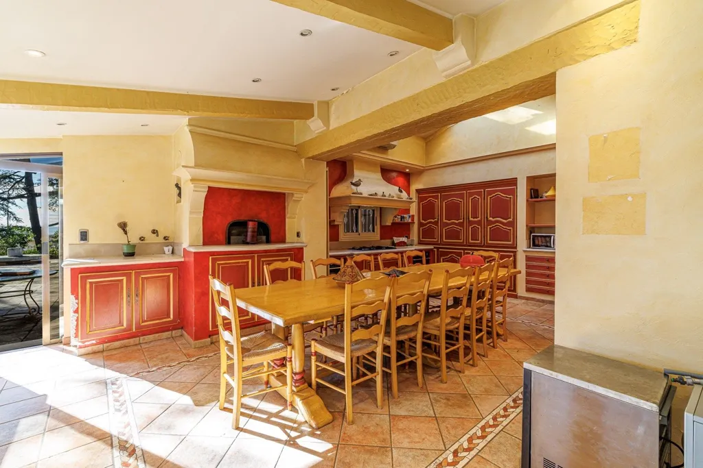Kitchen - Historic Estate with Panoramic Sea View in Fabron