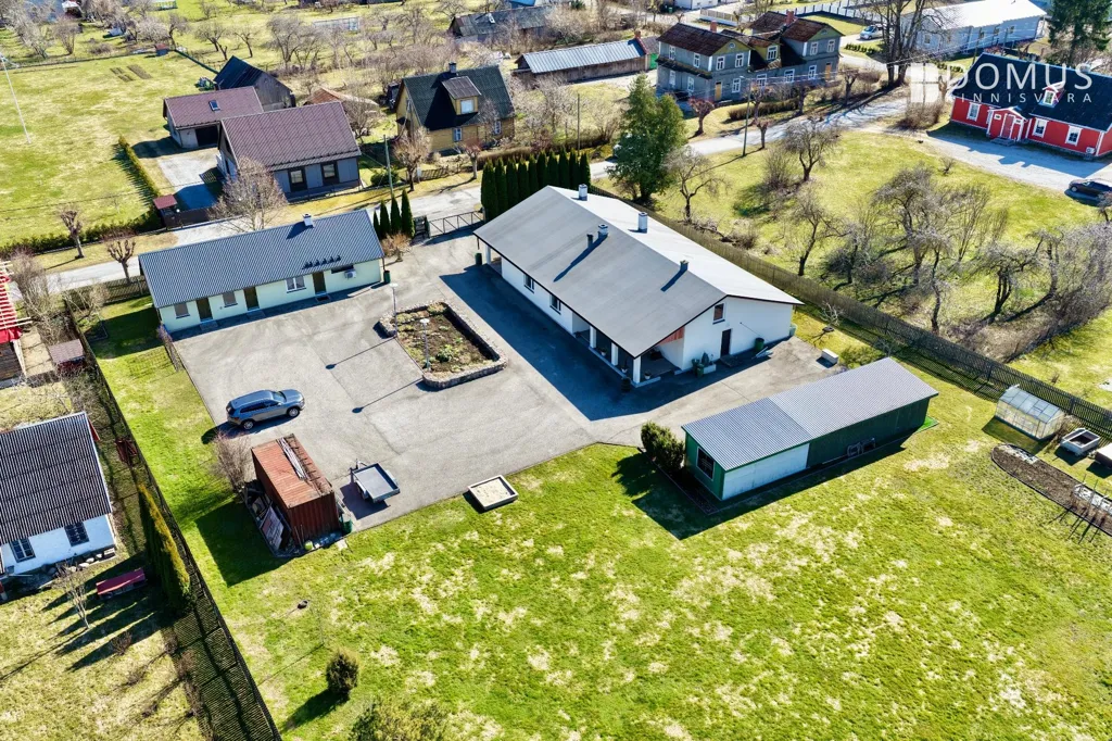 Vue aérienne - Spacious Stone House with Garden in Põltsamaa