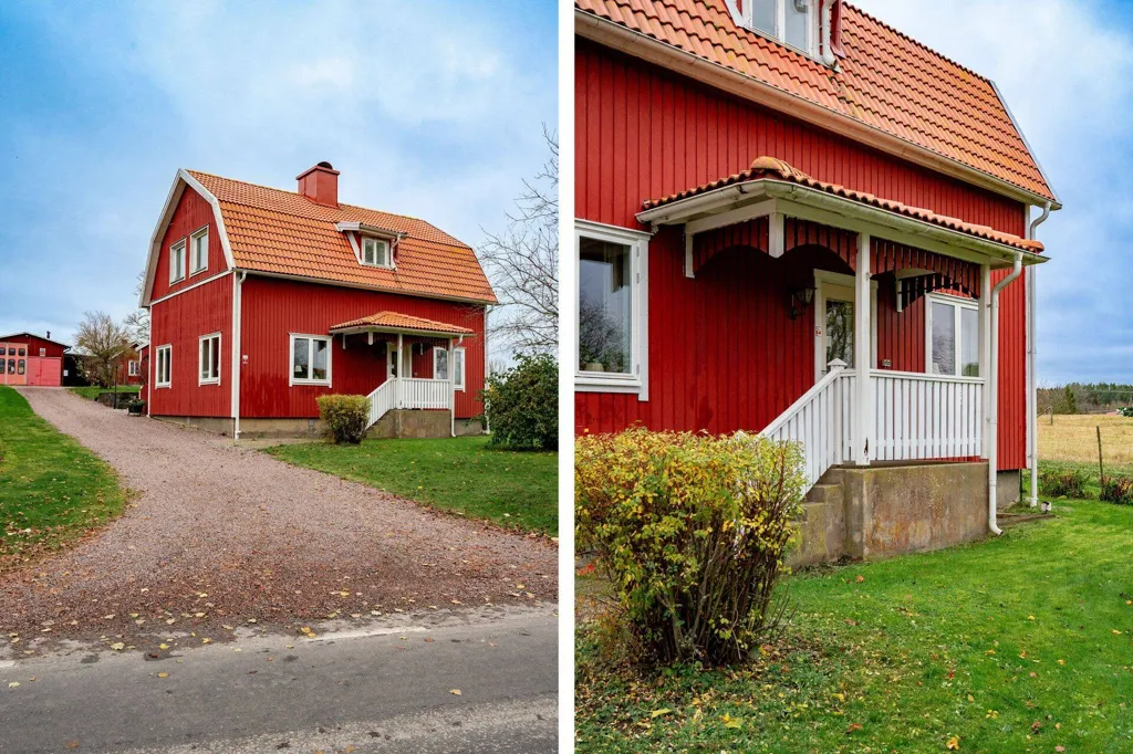 Extérieur - Red Villa with Garage in Skövde