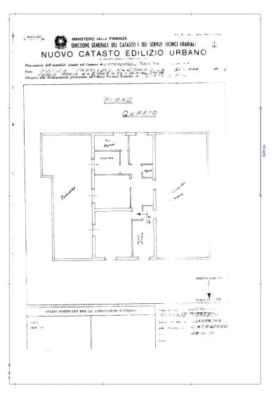 Plaan - Apartment with Terrace in Catanzaro
