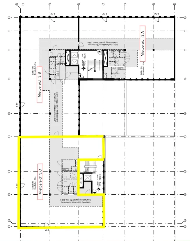Plan - Bureau avec façade moirée à Esch-sur-Alzette