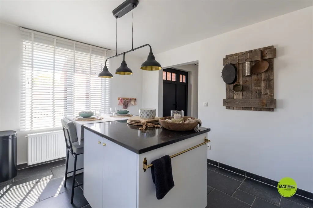Cucina - Renovated House with Sauna in Olen