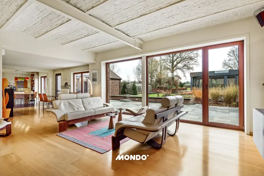 Living Room - Estate with Indoor Pool near Brussels