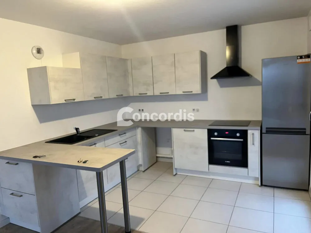 Köök - Modern Apartment with Terrace in Nancy