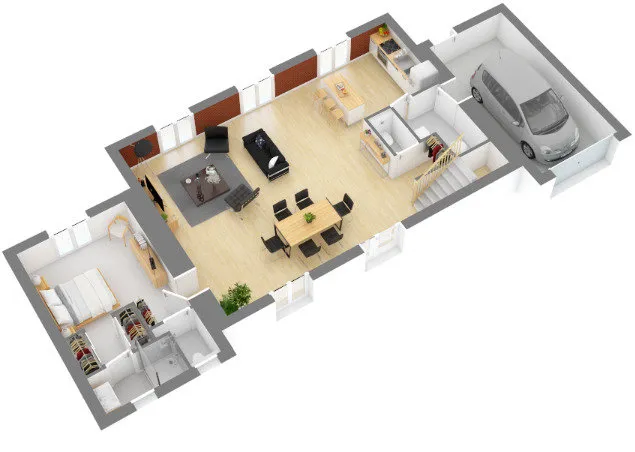 Plaan - New Build House with Garden in Peynier
