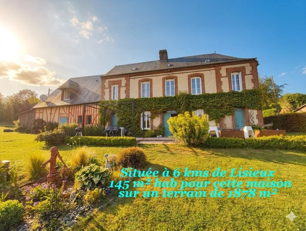 Extérieur - Maison avec Jardin Clos à 6 km de Lisieux