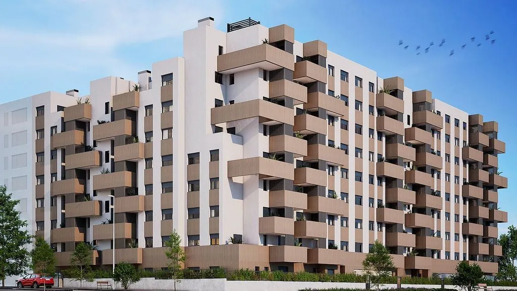 Vue aérienne - New Flat with Pool in Los Berrocales, Madrid