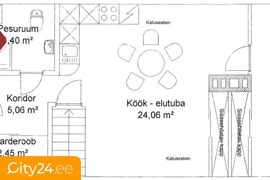 7-toaline maja asukohas Harku vald