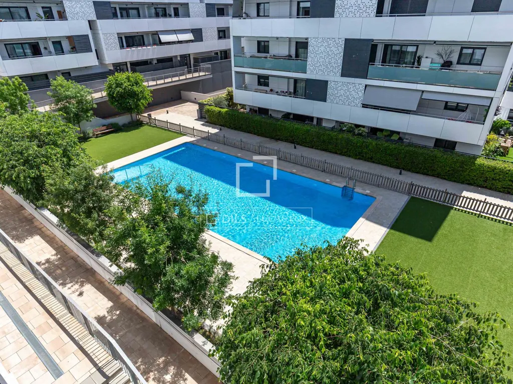 Vue aérienne - Modern Apartment with Terrace in Sant Just Desvern