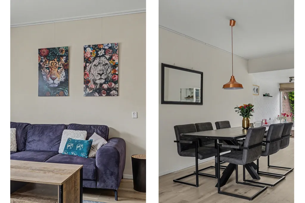 Dining Room - Two-Storey House with Garden in Almelo