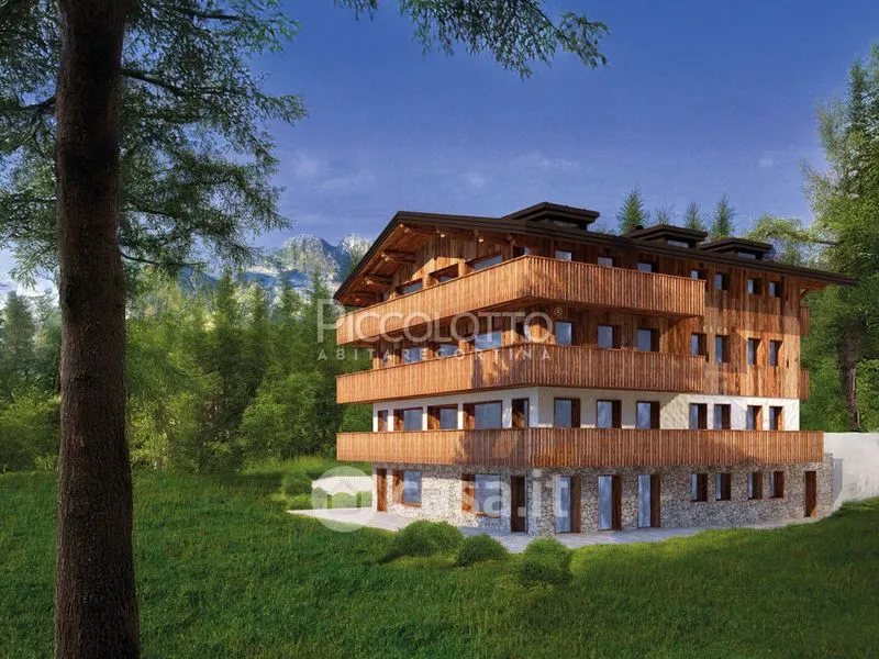 Exterior - New Apartment with Panoramic Terrace in Cortina d'Ampezzo