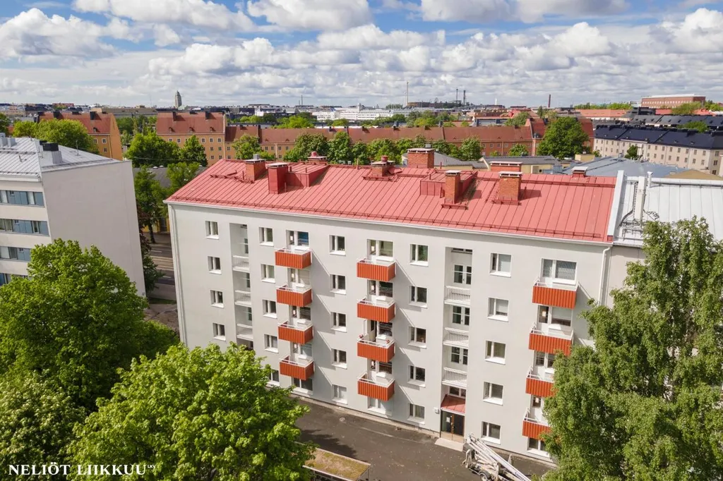 Vue aérienne - Modern Apartment with Balcony in Hermanni