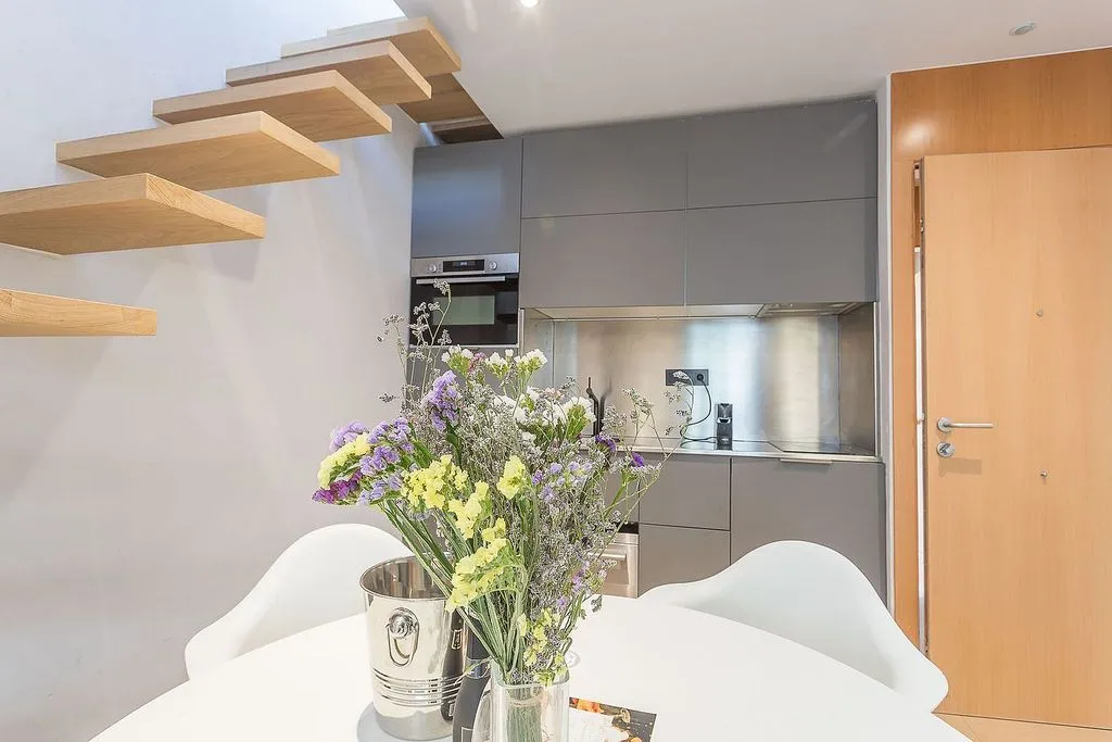 Sala da pranzo - Duplex with Terrace in Sant Gervasi, Barcelona