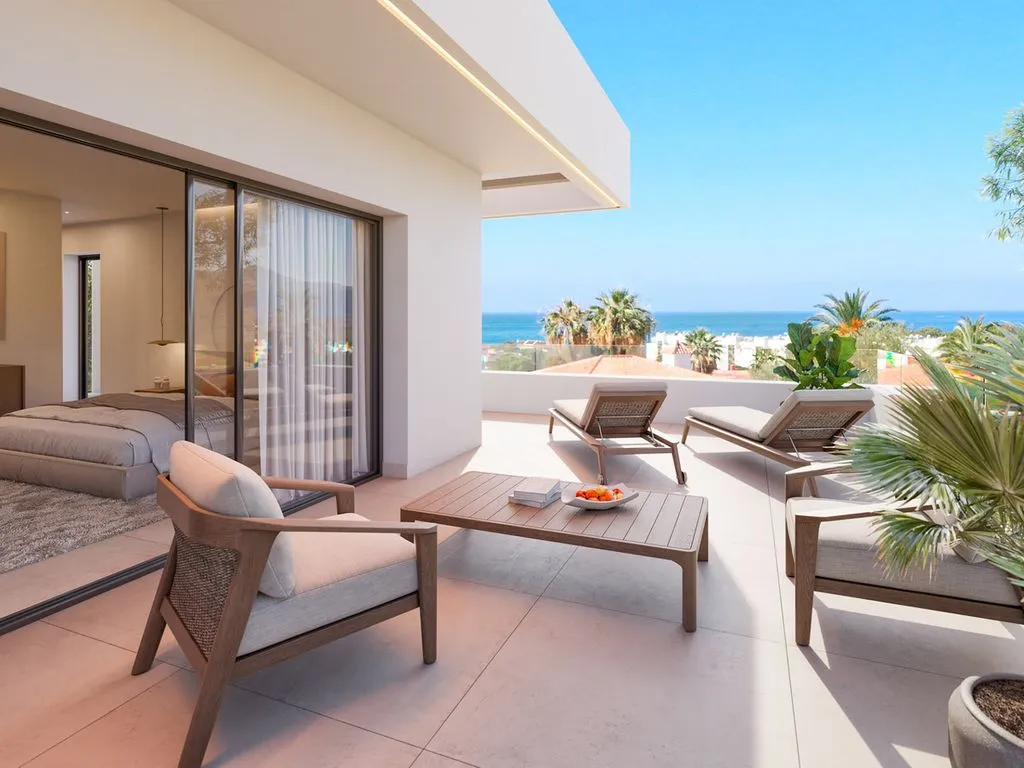 Terrasse - Luxury Villa with Infinity Pool in Nueva Andalucía