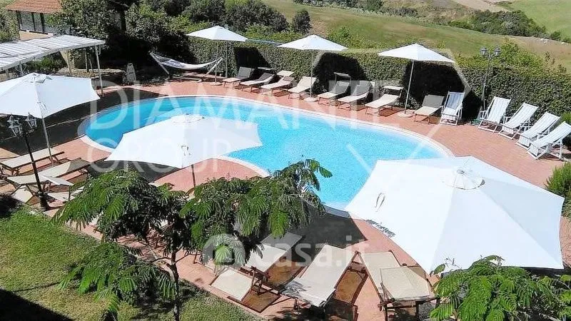 Õhuvaade - Rustic Farmhouse with Pool in Cinigiano