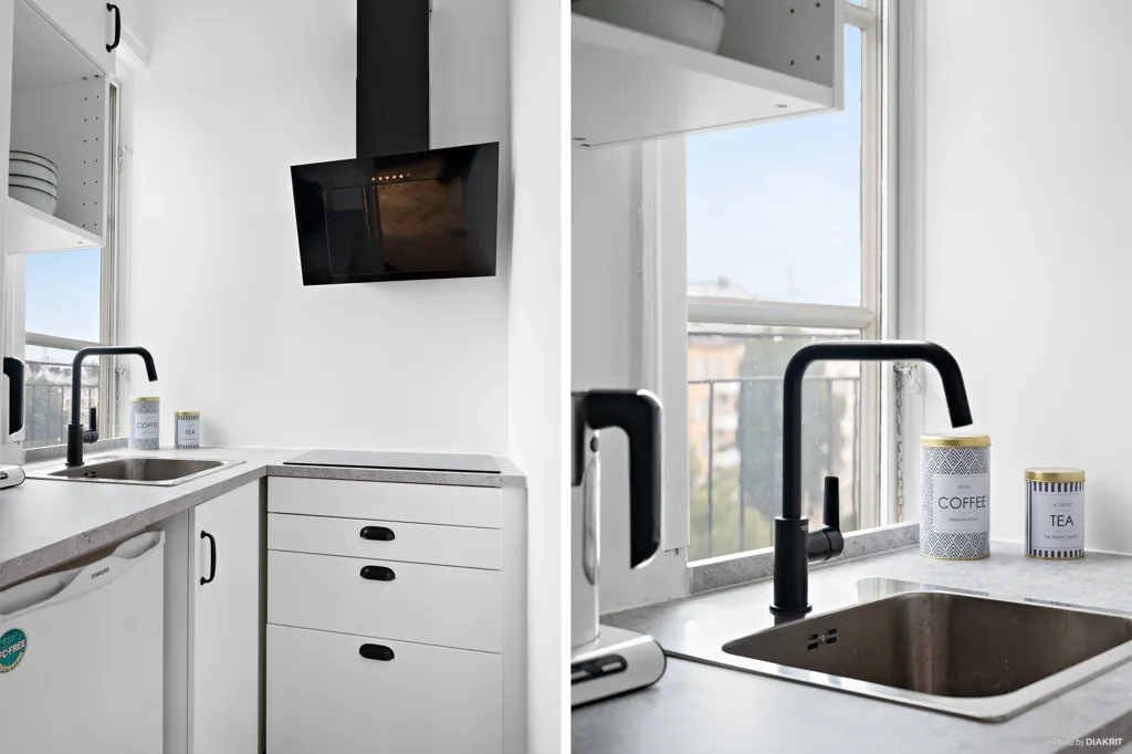 Cuisine - Attic Flat with Balcony in Östermalm
