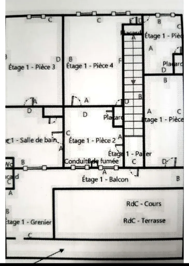 Plan - Tènement Immobilier avec Jardins à Lyon 7