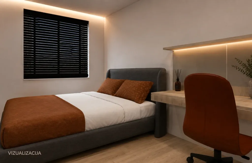Magamistoad - 2-Bedroom Apartment with City View in Vilnius