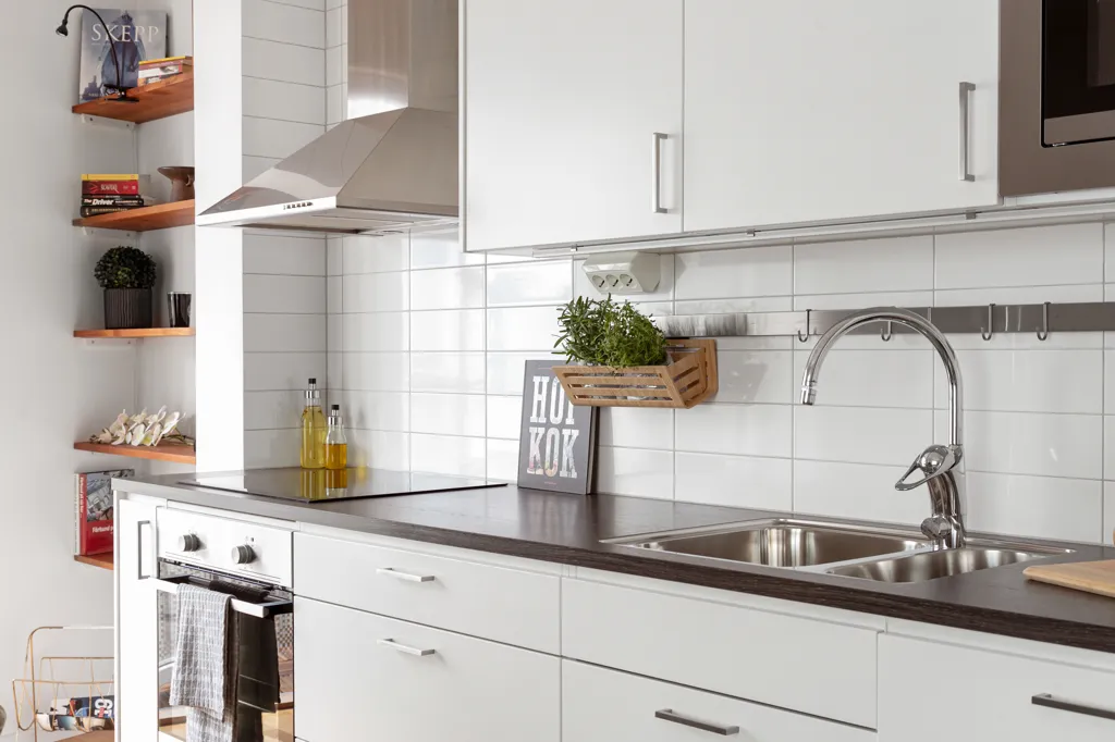 Cucina - Corner Flat with Balcony in Göteborg