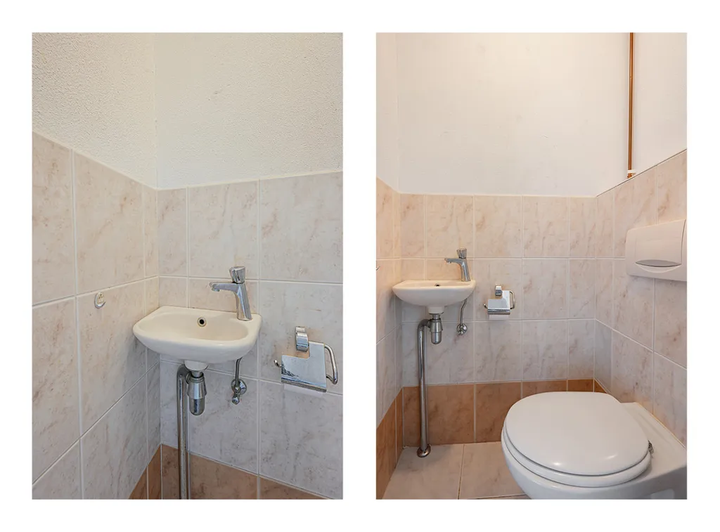 Salles de bain - Apartment with Green View in 's-Gravenhage