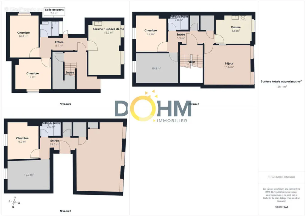 Plan - Immeuble avec 3 Appartements en Centre Bourg à La Chaise-Dieu