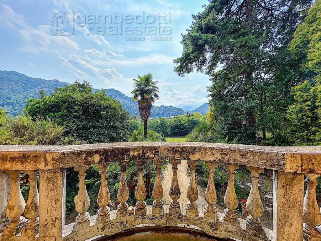 Terrace - Historic Villa with Garden in Barge