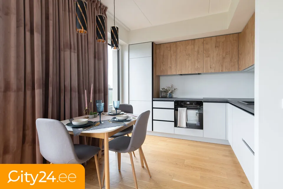 Sala da pranzo - Apartment with Terrace in Järveküla, Harju County