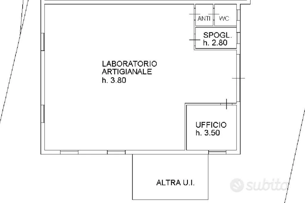 Plan - Versatile Palazzina with Terrace in Vigonovo