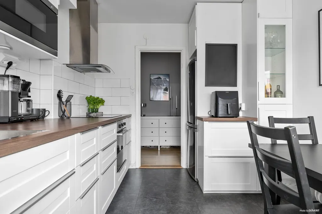 Köök - Two-Bedroom Flat with Balcony in Vänersborg