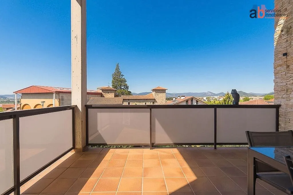 Balcon - Chalet with Terrace in Aizoáin
