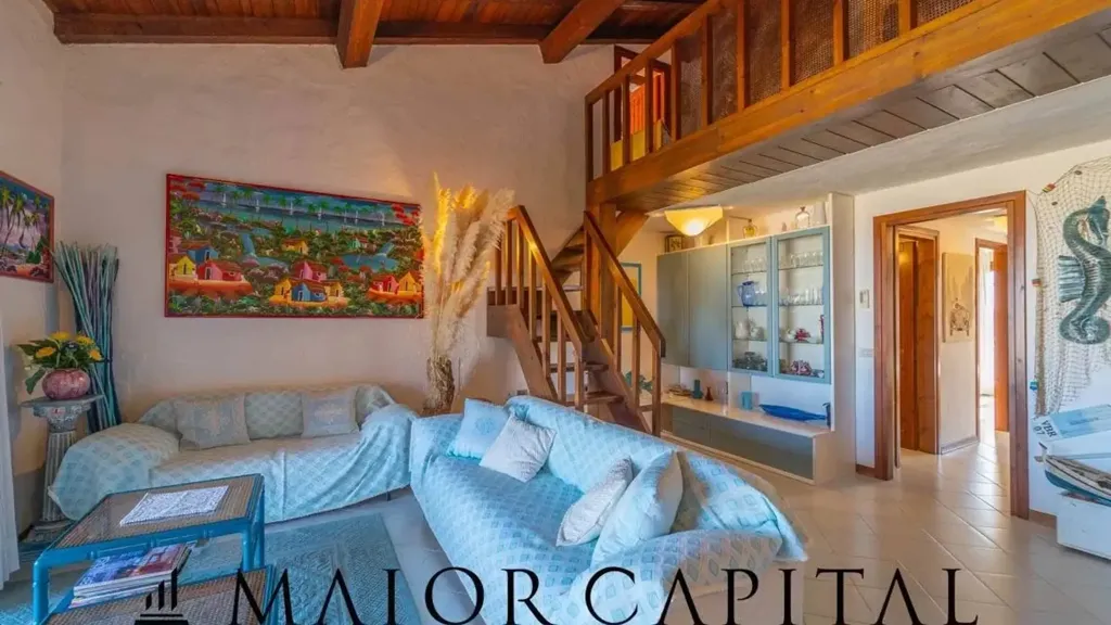 Séjour - Penthouse with Sea View in Porto Rotondo