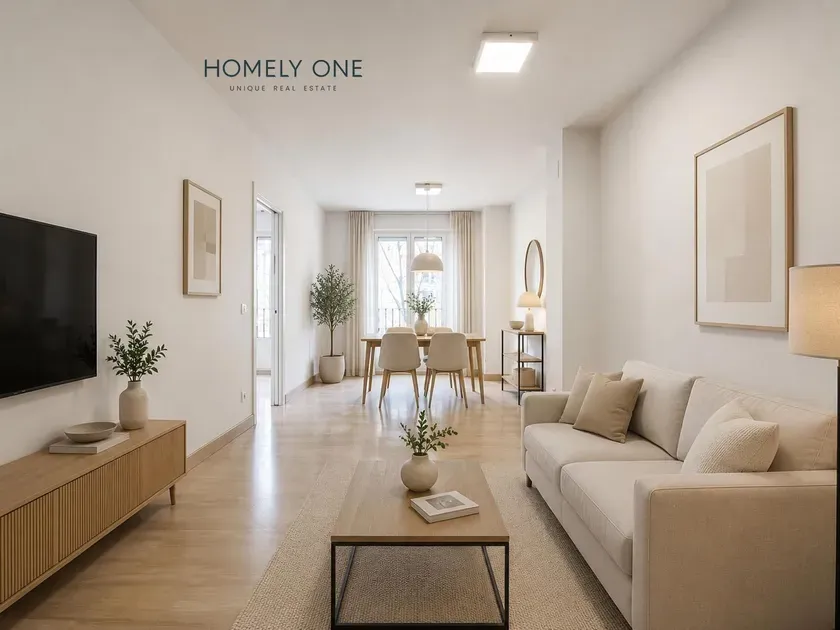 Séjour - Apartment with Balcony in Argüelles, Madrid