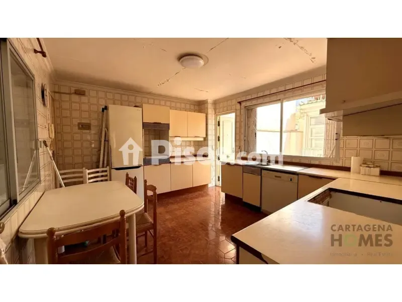 Kitchen - Classic Flat with Balcony in Cartagena