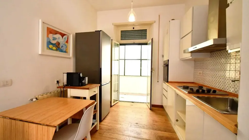 Cuisine - Apartment with Balcony in Civitavecchia