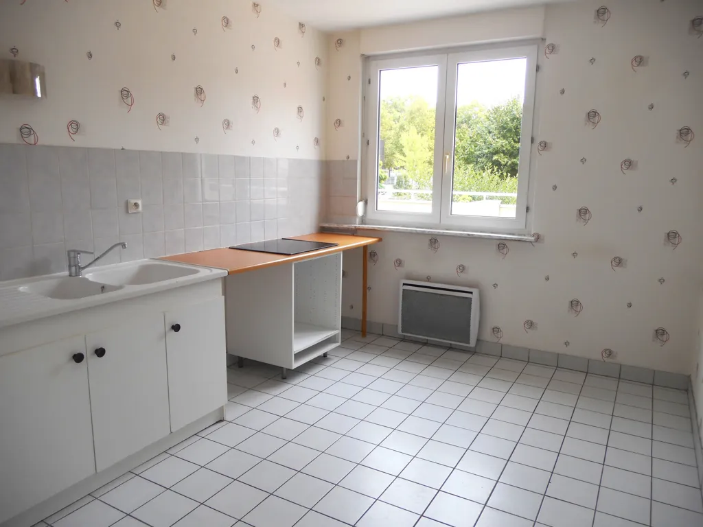 Köök - Apartment with Terrace in Courlancy